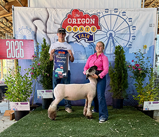 Reserve 4-H Blackface Ewe
Oregon State Fair